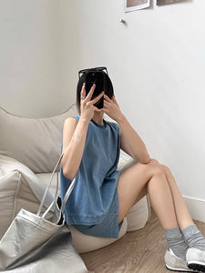 Cecille soft denim set