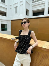 Load image into Gallery viewer, Johnny polka dot top
