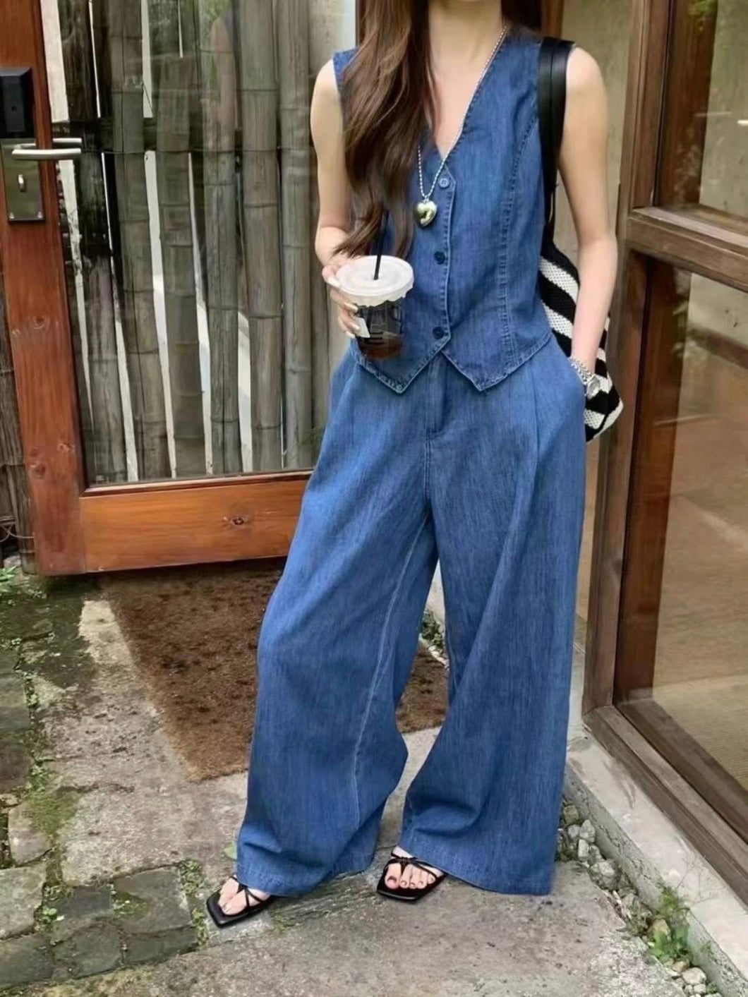 Bryce denim set