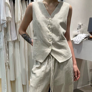 Millie Linen Top
