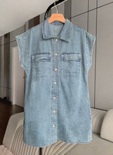 Load image into Gallery viewer, Cassandra denim dress

