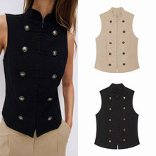 Load image into Gallery viewer, Kyle military inspired top
