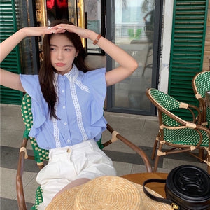 Lauren Ruffled Top