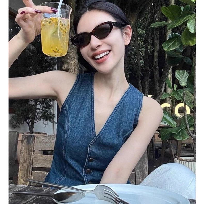 Kathleen denim vest