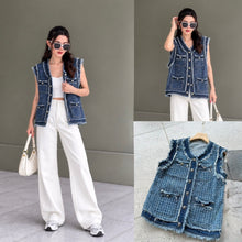 Load image into Gallery viewer, Leigh tweed vest
