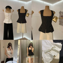 Load image into Gallery viewer, Johnny polka dot top

