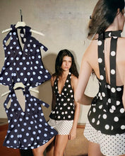 Load image into Gallery viewer, Leslie polka dot top
