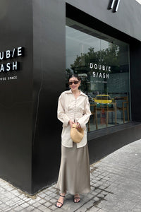 Suzy Satin Skirt