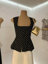 Load image into Gallery viewer, Johnny polka dot top
