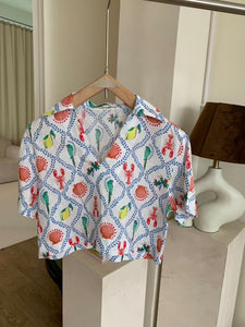 Ava printed top