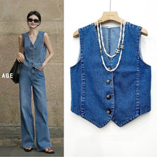 Load image into Gallery viewer, Beverly Denim Vest
