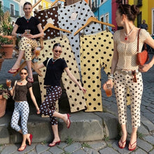 Load image into Gallery viewer, Venice polka dot leggings
