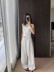 Lauren drawstring linen pants