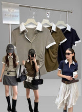 Load image into Gallery viewer, Lucy collared top
