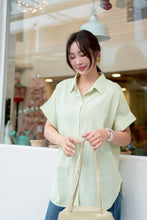 Load image into Gallery viewer, Lyndy stripes collared top
