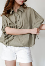Load image into Gallery viewer, Fuji collared top
