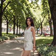 Load image into Gallery viewer, Carissa eyelet top
