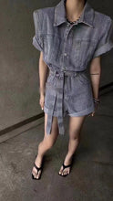 Load image into Gallery viewer, Charlotte Denim Romper
