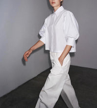 Load image into Gallery viewer, Pamela collared top
