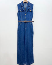 Load image into Gallery viewer, Louie denim jumpsuit
