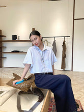 Load image into Gallery viewer, Mindy stripes top
