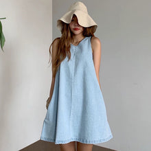 Load image into Gallery viewer, Lana soft denim dress
