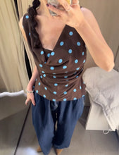 Load image into Gallery viewer, Katie polka dot top
