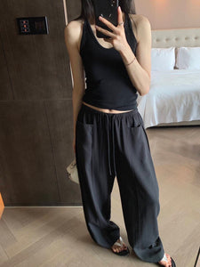 Lauren drawstring linen pants