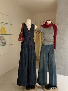Bella soft denim set