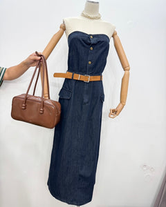 Aiko denim dress