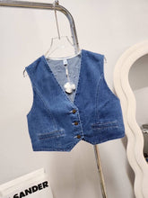 Load image into Gallery viewer, Phoebe Denim Vest
