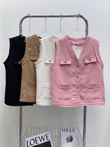 Hena Tweed Vest
