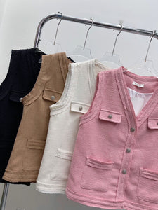 Hena Tweed Vest