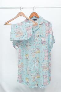 Pajama- long top and shorts