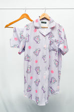Load image into Gallery viewer, Pajama- long top and shorts
