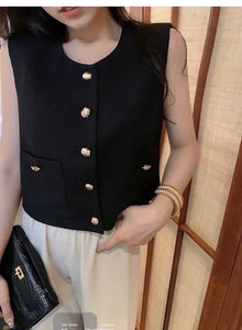 Marian Tweed Vest