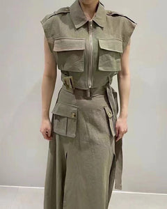 Bree Cargo Skirt Set
