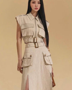 Bree Cargo Skirt Set