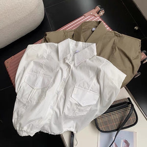 Macky Semi Cropped Top