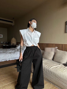 Chase semi cropped top