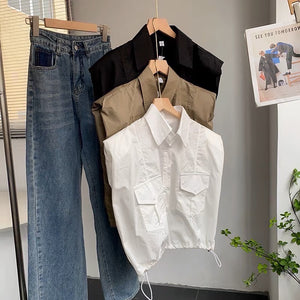 Macky Semi Cropped Top