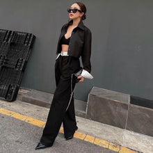 Load image into Gallery viewer, Erin semi cropped long sleeves
