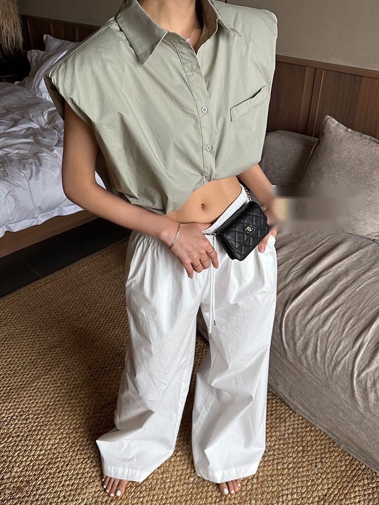 Chase semi cropped top
