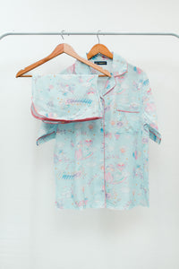 Pajama- top and shorts