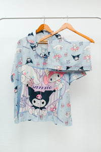 Pajama- top and shorts