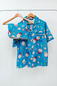 Pajama- top and shorts