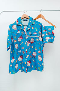 Pajama- top and shorts