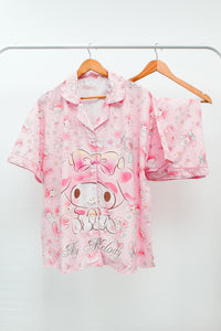 Pajama- top and shorts