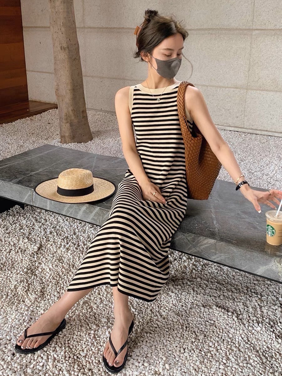 Amina Stripes Dress