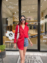 Load image into Gallery viewer, Ken collared top
